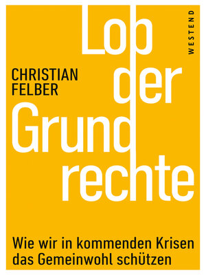 cover image of Lob der Grundrechte